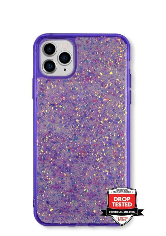Xquisite Glitterflake for iPhone 12/12 Pro - Purple