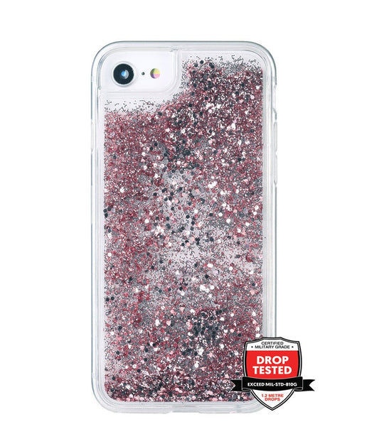 Xquisite Glitterfall for iPhone 7/8/SE - Pink