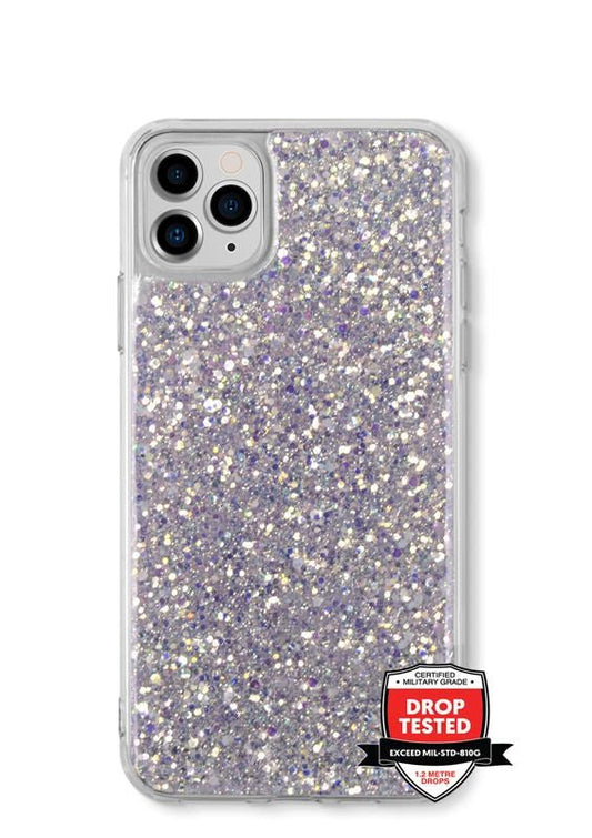 Xquisite Glitterflake for iPhone 12 Mini - Clear
