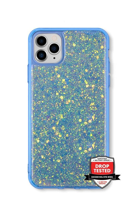 Xquisite Glitterflake for iPhone 12/12 Pro - Blue