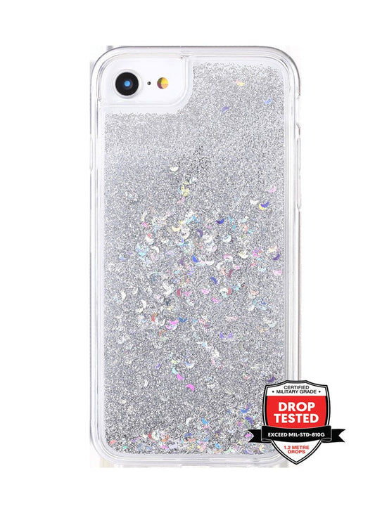 Xquisite Glitterfall for iPhone 7/8/SE - Silver