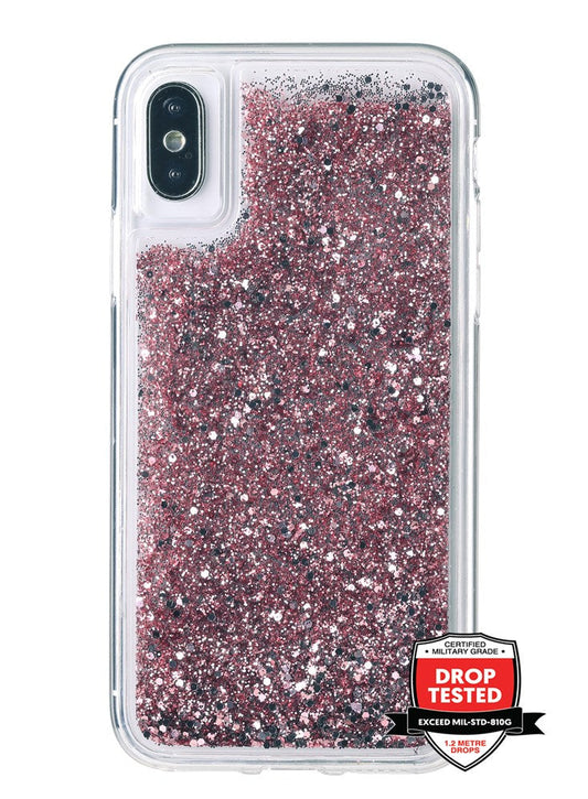 Xquisite Glitterfall for iPhone X/XS - Pink