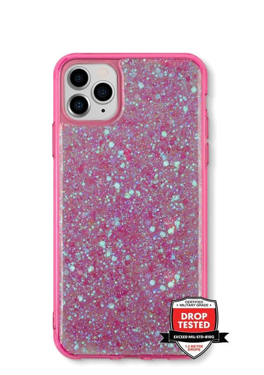 Xquisite Glitterflake for iPhone 12/12 Pro - Pink
