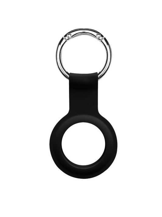 Apple AirTag Ring Plastic Transparent Black