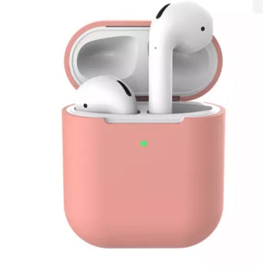 AirPods with loophole Silicone Case Pink