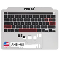 Top Case with Keyboard (ANSI US) For MacBook Pro 13" A2289 (2020) (OEM New) (Silver)
