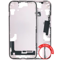 Mid-Frame Housing W/ Small Parts For iPhone 15 (EU / Global Version) (Used OEM Pull: Grade C) (Pink)