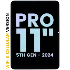 OLED Display Assembly For iPad Pro 11" 5th Gen (2024) (WiFi / Cellular) (Genuine OEM) (All Colors)