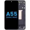 LCD Assembly With Frame For Samsung Galaxy A55 (A556 / 2024) (Aftermarket incell ) (Navy)
