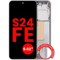 OLED Assembly With Frame For Samsung Galaxy S24 FE 5G (US & International Version) (6.62") (Aftermarket Plus) (Gray)