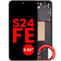 OLED Assembly With Frame For Samsung Galaxy S24 FE 5G (US & International Version) (6.62") (Aftermarket Plus) (Graphite)