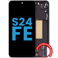 LCD Assembly With Frame For Samsung Galaxy S24 FE 5G (US & International Version) (Aftermarket : incell) (Graphite)
