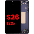 OLED Assembly With Frame For Samsung Galaxy S26 5G (US & International) (Aftermarket Plus) (120Hz) (Black)