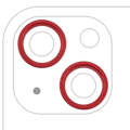 Back Camera Bezel Ring Only For iPhone 13 / 13 Mini (2 Piece Set) (Red) (10 Pack)