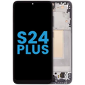 LCD Assembly With Frame (Without FingerPrint Sensor) For Samsung Galaxy S24 Plus 5G (Aftermarket: Incell) (Onyx Black)