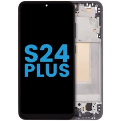 LCD Assembly With Frame (Without FingerPrint Sensor) For Samsung Galaxy S24 Plus 5G (Aftermarket: Incell) (Onyx Black)