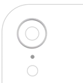 Back Camera Bezel Ring Only For iPhone XR (White)