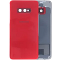 Back Cover Glass With Camera Lens For Samsung Galaxy S10e (Service Pack) (Red)