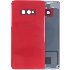 Back Cover Glass With Camera Lens For Samsung Galaxy S10e (Service Pack) (Red)