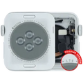 Housing Assembly Compatible For Watch Series 3 (38MM) (Used OEM Pull: Grade A) (Cellular Version) (Aluminum / Silver)