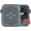 Housing Assembly Compatible For Watch Series 3 (38MM) (Used OEM Pull: Grade A) (Cellular Version) (Aluminum / Space Black)