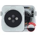 Housing Assembly Compatible For Watch Series 3 (42MM) (Used OEM Pull: Grade A) (GPS Version) (Aluminum / Silver)