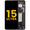 OLED Assembly With Frame For Xiaomi 15 Ultra (Refurbished) (Black)