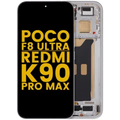 OLED Assembly With Frame For Xiaomi Poco F8 UItra / Redmi K90 Pro Max (Refurbished) (White)
