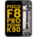 OLED Assembly With Frame For Poco F8 Pro / Redmi K90 (Refurbished) (Black)
