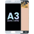 LCD Assembly Without Frame For Samsung Galaxy A3 (A310 / 2016) (Service Pack) (White)