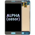 LCD Assembly Without Frame For Samsung Galaxy Alpha (G850F) (Service Pack) (Gold)