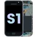 LCD Assembly With Frame For Samsung Galaxy S1 (Service Pack) (White)