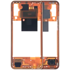 Mid-Frame Housing For Samsung Galaxy A50 (A505) (Service Pack) (Orange)