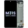 OLED Assembly With Frame Compatible For Samsung Galaxy M31S (M317) (Service Pack) (All Colors)