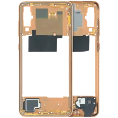 Mid-Frame Housing Compatible For Samsung Galaxy A70 (A705) (Service Pack) (Orange)