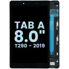 LCD Assembly With Frame For Samsung Galaxy Tab A 8.0" (T290) (2019) (Service Pack) (Black)