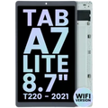 LCD Assembly With Frame Compatible For Samsung Galaxy Tab A7 Lite WiFi (T220) (Service Pack) (White)