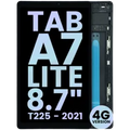 LCD Assembly With Frame For Samsung Galaxy Tab A7 Lite 4G (T225) (2021) (Service Pack) (Black)