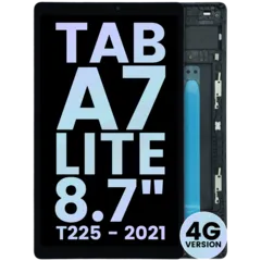 LCD Assembly With Frame For Samsung Galaxy Tab A7 Lite 4G (T225) (2021) (Service Pack) (Black)
