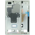 Mid-Frame Housing Compatible For Samsung Galaxy S23 Ultra (S918) (Service Pack) (Cream)