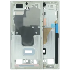 Mid-Frame Housing Compatible For Samsung Galaxy S23 Ultra (S918) (Service Pack) (Cream)