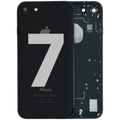 Back Housing For iPhone 7 ( Used OEM Pull: Grade C) (Jet Black)