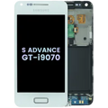 OLED Assembly With Frame For Samsung Galaxy S Advance GT-i9070 (Service Pack) (White)