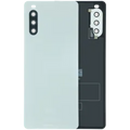 Back Cover Glass For Sony Xperia 10 III (Genuine) (White)