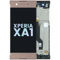 LCD Assembly With Frame For Sony Xperia XA1 (Genuine) (Rose gold)