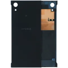 Back Cover Glass Without Camera Lens For Sony Xperia XA1 (Genuine) (Black)