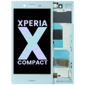 LCD Assembly With Frame For Sony Xperia X Compact (Genuine) (Blue)