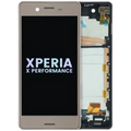 LCD Assembly With Frame For Sony Xperia X Performance (Genuine) (Rose Gold)
