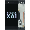 LCD Assembly With Frame For Sony Xperia XA1 (Genuine) (Black)