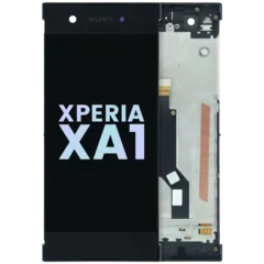 LCD Assembly With Frame For Sony Xperia XA1 (Genuine) (Black)